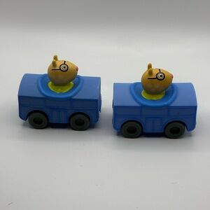 Lot Of 2 Peppa Pig Peppa's Adventures Little Buggies Pedros in Car Used
